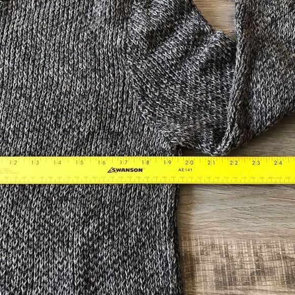 The Rail Mens 100% Cotton Crew Neck Sweater Black/ Grey Size Large - Picture 9 of 14